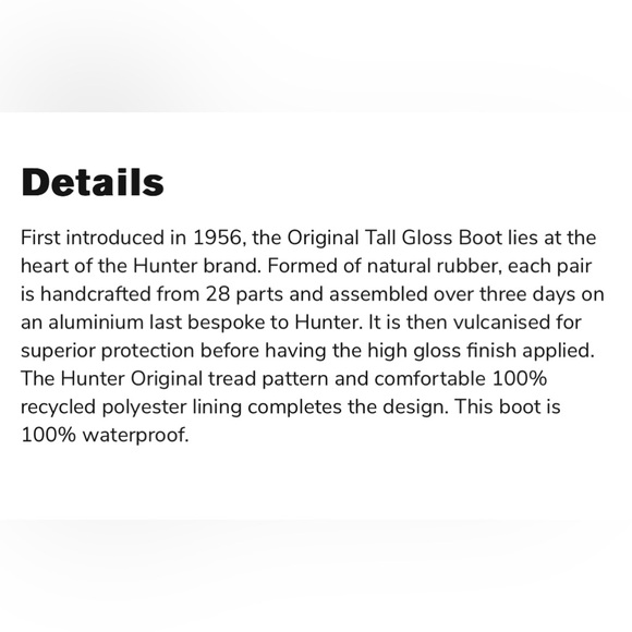 Hunter Women’s Black Gloss Tall Tain Boots Sz 9 Excellent Pre-Loved Condition! - Picture 7 of 7